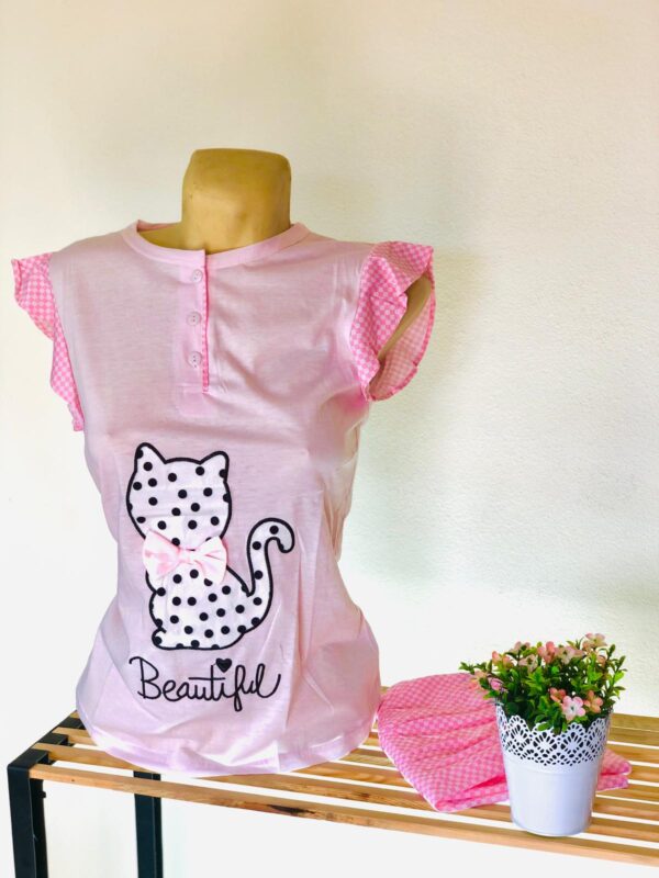 Pijama roz de vara dama HI967